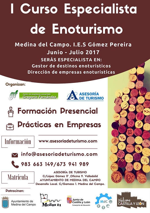 Cartel I Curso Especialista Enoturismo